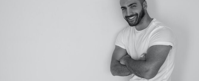 A man smiles about the uses of cannabis in sexual intimacy