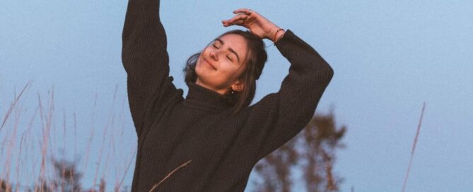 a woman deriving pleasure from the four sexual archetypes