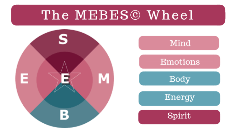 graphic describing the MEBES model used by a sex coach