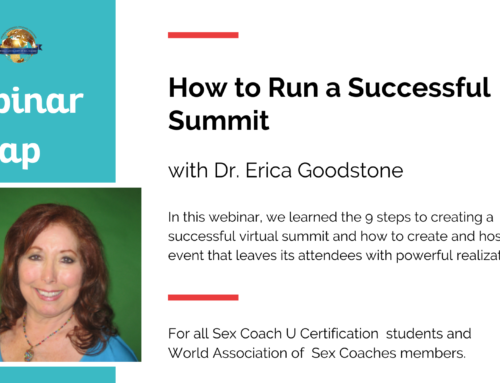 Dr. Erica Goodstone Presented How to Run a Successful Summit